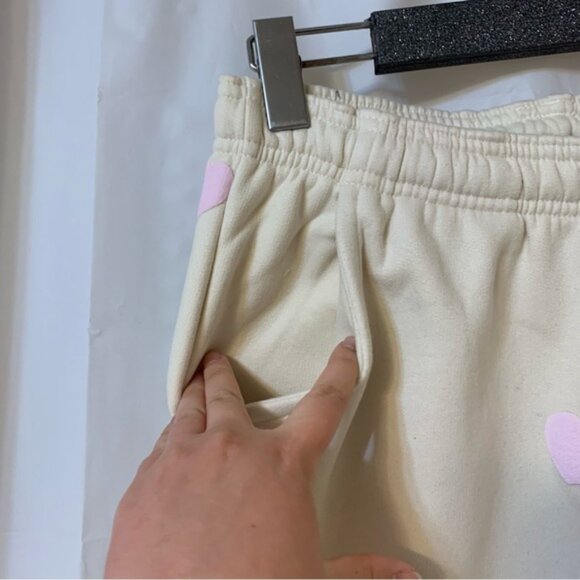 Brunette The Label Heart Joggers Almond Milk XS/S NWT - Picture 5 of 14